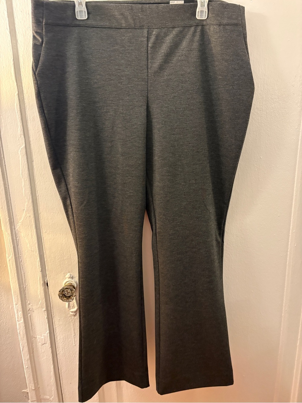 Simply Vera Vera Wang Charcoal Boot-Cut Ponte Pants